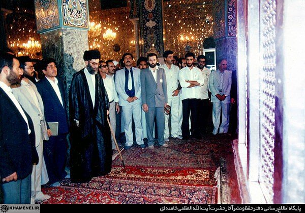 چند تصویر دیده نشده از آیت‌الله خامنه‌ای در اولین سفر خارجی‌شان در دوران ریاست‌ جمهوری