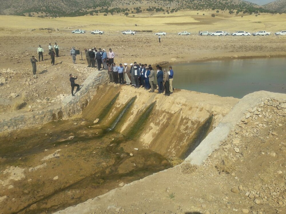 آبگیری۱۰۰درصد ظرفیت سازه‌های آبخیزداری شهرستان قشم‎