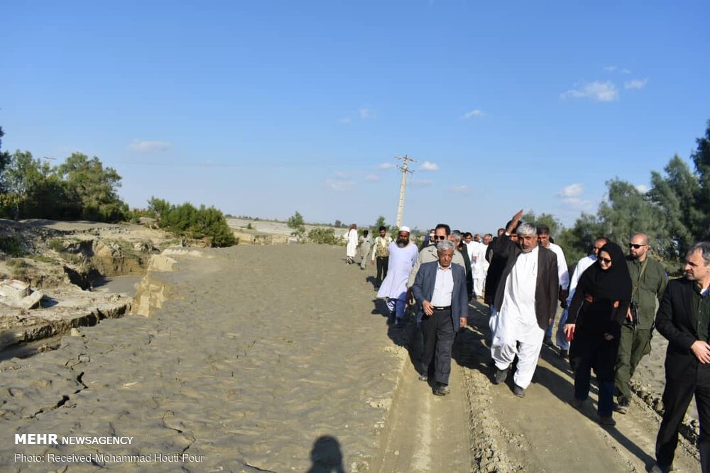 سفر سرپرست وزارت جهاد کشاورزی به مناطق سیل زده سیستان و بلوچستان