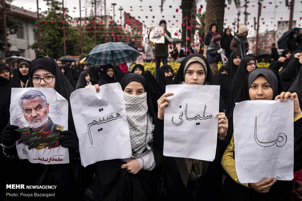 هفتمین روز فراق سردار در جای‌جای ایران/ سلیمانی‌ها گرد هم آمدند