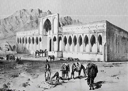 آشنایی با کاروانسرای عباسی مادرشاه+تصاویر