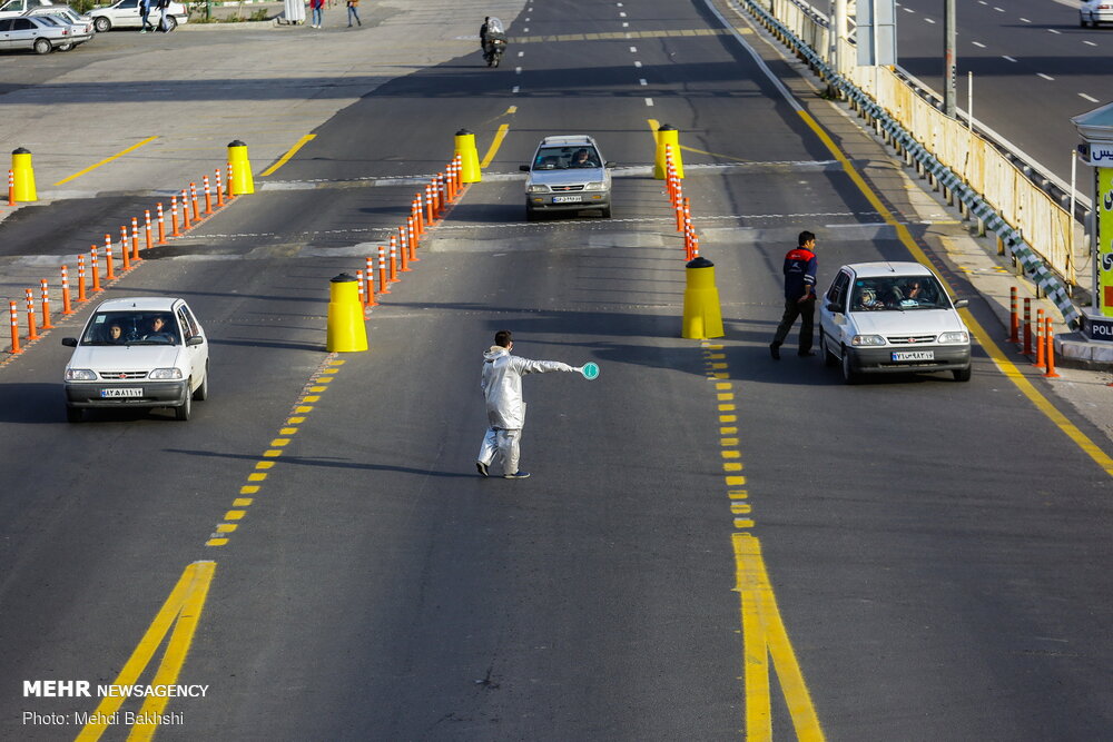 اجرای طرح محدودیت تردد در عوارضی قم – تهران