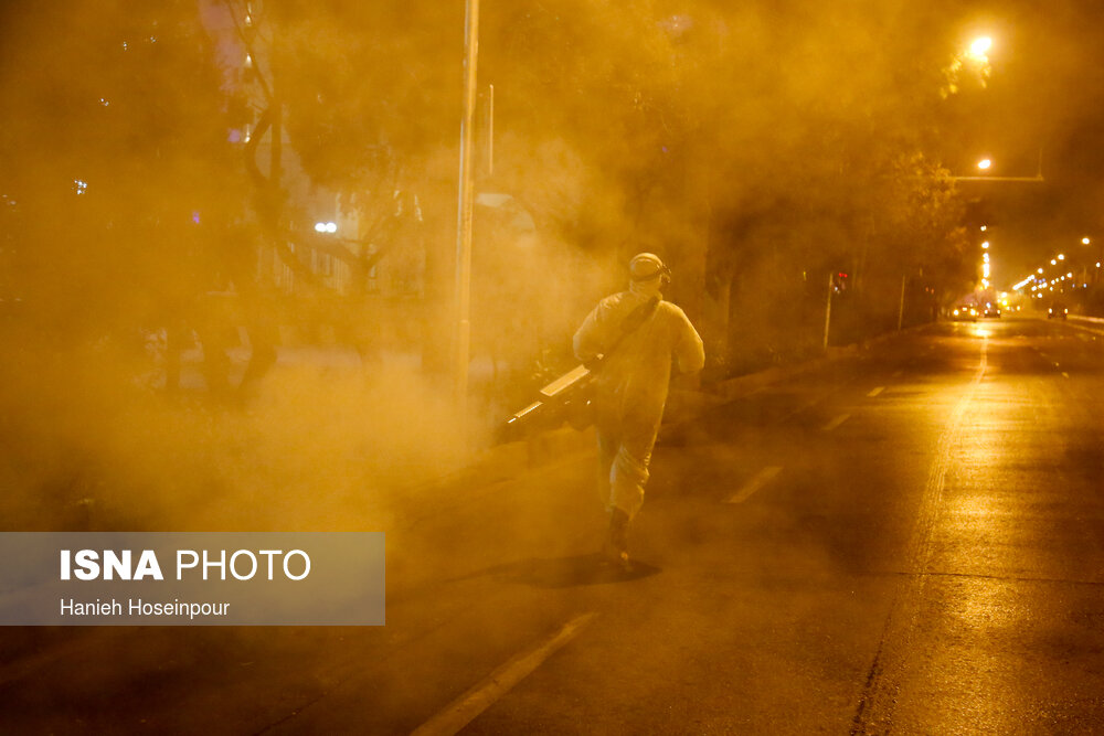 تامین ۲۲هزارلیتر مایع ضدعفونی کننده برای فضاهای عمومی شهرداری تهران
