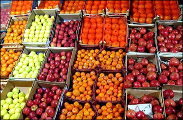 توزیع ۱۳۰۰ تن میوه شب عید در کردستان/قیمت میوه کاهش یافت