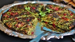 طرز تهیه کوکوی برگ کرفس