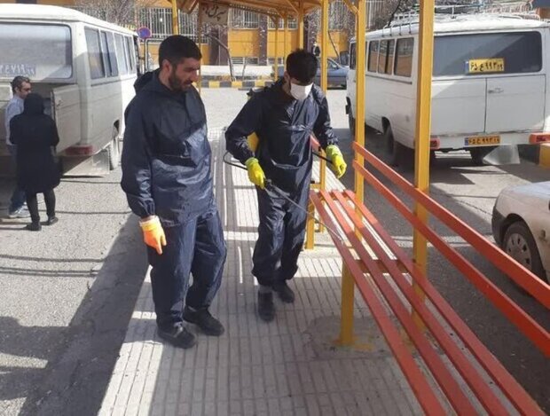 فعالیت بیش از ۴۳۰۰ جهادگر بسیجی برای مقابله با کرونا در کرمانشاه فعالیت بیش از ۴۳۰۰ جهادگر بسیجی برای مقابله با کرونا در کرمانشاه