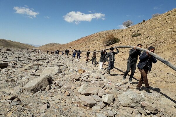 آب آشامیدنی روستای رزداب وصل شد