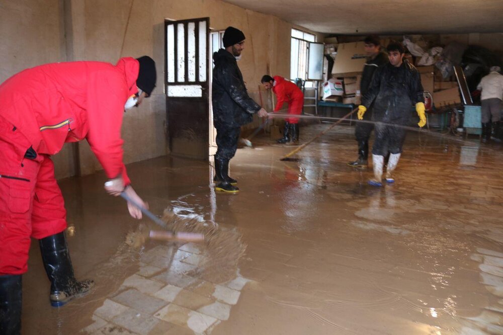 انجام ۹۱ عملیات امدادرسانی به شهروندان کرمانشاهی در پی بارندگی ها