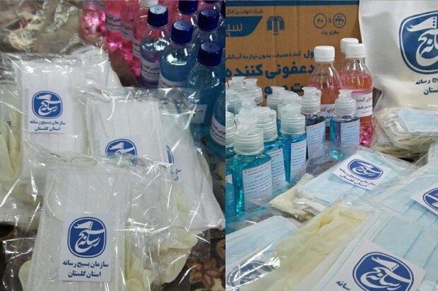بسته های بهداشتی بین اصحاب رسانه گلستان توزیع می شود بسته های بهداشتی بین اصحاب رسانه گلستان توزیع می شود
