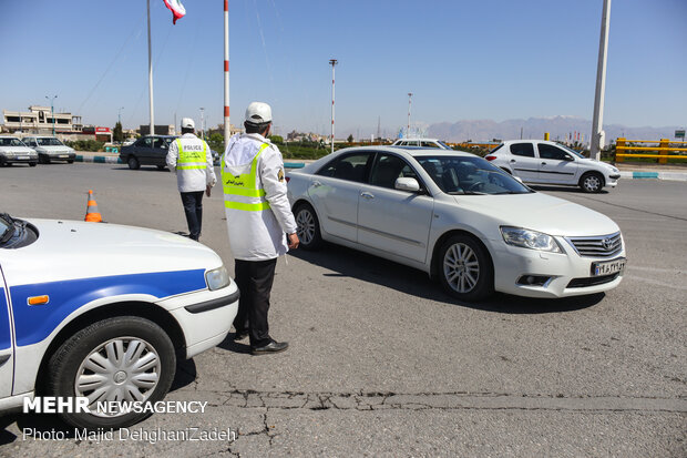 تشدید کنترل ترددها در ورودی و خروجی پلیسراه های تبریز تشدید کنترل ترددها در ورودی و خروجی پلیسراه های تبریز