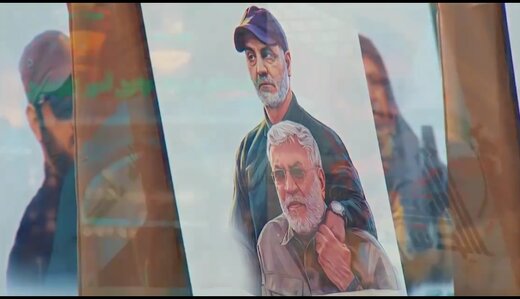 تصویری از سردار سلیمانی در بینالحرمین /۱۰۰ روز پس از شهادت حاج قاسم تصویری از سردار سلیمانی در بینالحرمین /۱۰۰ روز پس از شهادت حاج قاسم