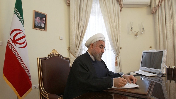 دکتر روحانی درگذشت مرحومه حاجیه‌خانم زهرا حمیدی را تسلیت گفت