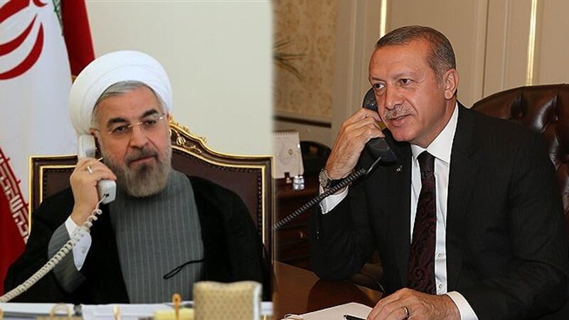 روحانی به اردوغان: همه باید دربرابر فشارهای آمریکا مواضع قاطع بگیرند