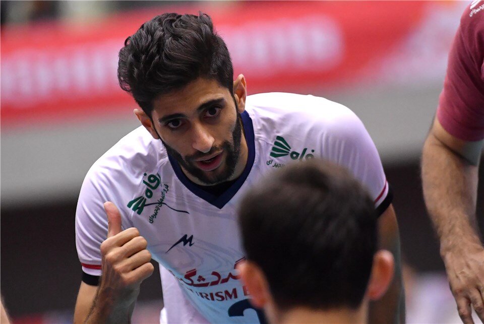 میلاد عبادی‌پور بازیکن هفته والیبال جهان