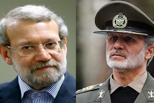 وزیر دفاع جویای حال لاریجانی پس از ابتلا به کرونا شد وزیر دفاع جویای حال لاریجانی پس از ابتلا به کرونا شد