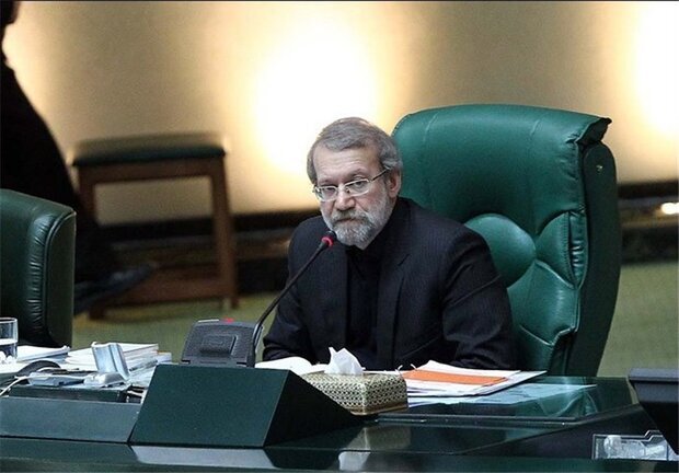 اولین نطق لاریجانی در مجلس بعد از بهبودی از کرونا /غرب در بحران کرونا برخورد تجاری با موضوع انسانیت داشت