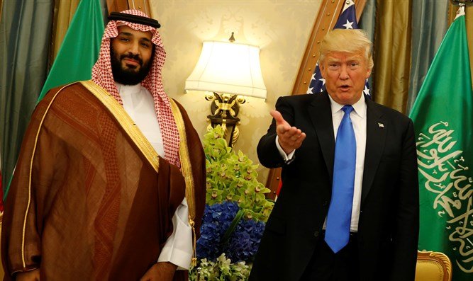 ترامپ برای بن سلمان شاخ و شانه کشید