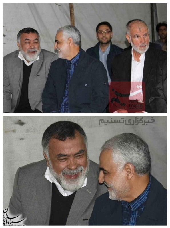 عکس دیده نشده از سردار سلیمانی در ماه رمضان سال گذشته