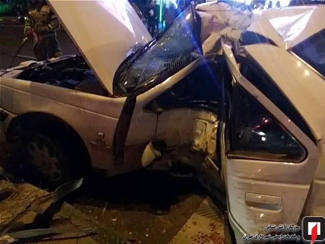 آتش‌نشانی , سازمان آتش‌نشانی تهران , اورژانس , حوادث جاده‌ای , 