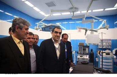 وزیر بهداشت بیمارستان ۳۲ تختخوابی شهرستان باشت کهگیلویه وبویراحمد را افتتاح کرد