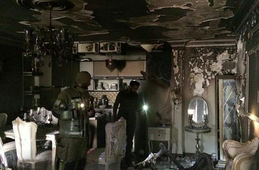 یک منزل مسکونی در شرق تهران آتش گرفت/توصیه‌های ایمنی درباره الکل