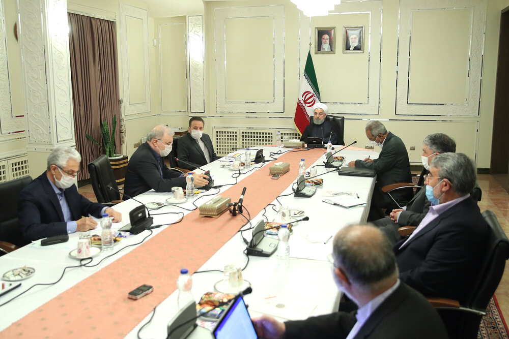 اظهارات روحانی درباره اجباری شدن ماسک و واگذاری زمین به خانه اولیها اظهارات روحانی درباره اجباری شدن ماسک و واگذاری زمین به خانه اولیها