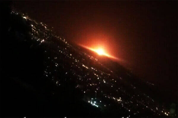 اولین واکنش رسمی به نور و صدای انفجار شرق تهران
