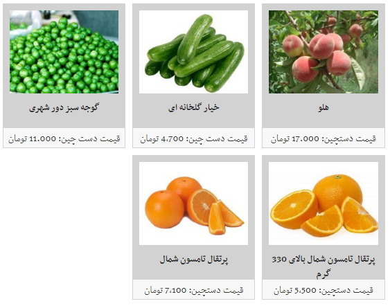 نرخ میوه های نوبرانه در میادین میوه و تره بار چقدر است؟