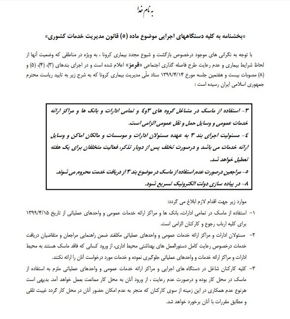 بخشنامه