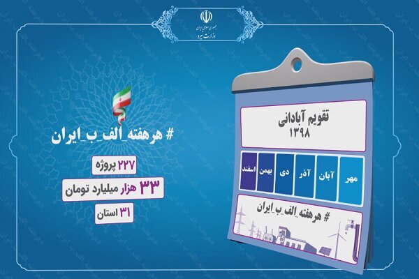 افتتاح ۲۰ طرح آب و برق در استان هرمزگان توسط رئیس جمهور