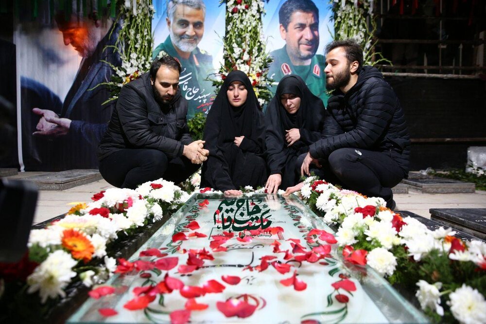 جمله متفاوت همسر و دختر سردار سلیمانی بعد از شهادت حاج قاسم