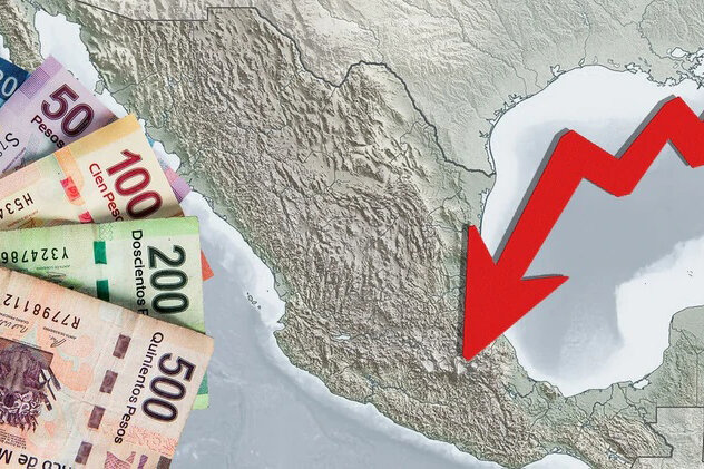 اقتصاد مکزیک در ۳ ماهه دوم امسال ۱۸.۷ درصد آب رفت