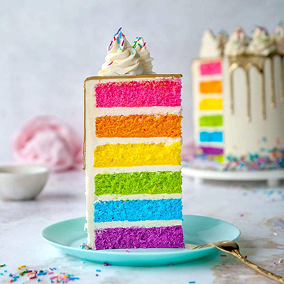طرز تهیه کیک رنگین کمان؛ رنگیترین کیک برای رنگیترین مهمانیها طرز تهیه کیک رنگین کمان؛ رنگیترین کیک برای رنگیترین مهمانیها