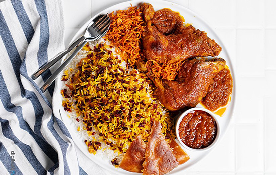 طرز تهیه زرشک پلو با مرغ پرتقالی؛ دلبرِ همیشه جذاب