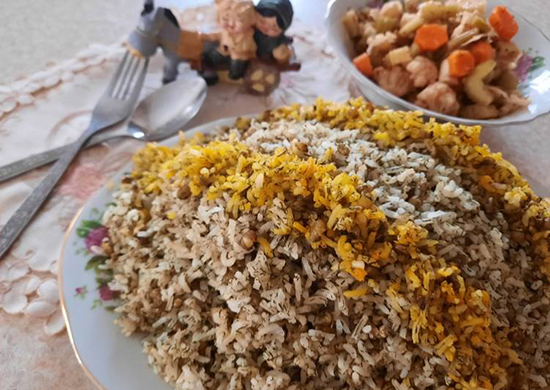 طرز تهیه ماش پلو