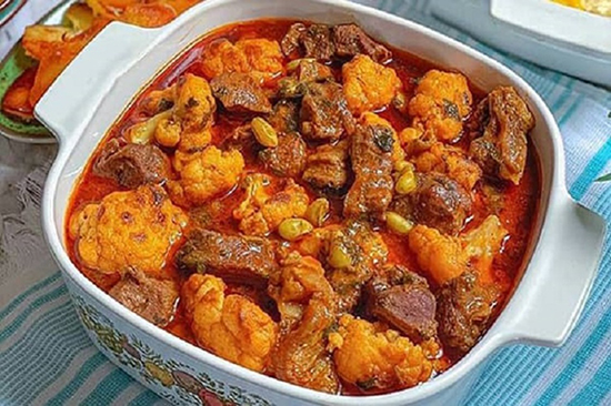 خوراک گل کلم