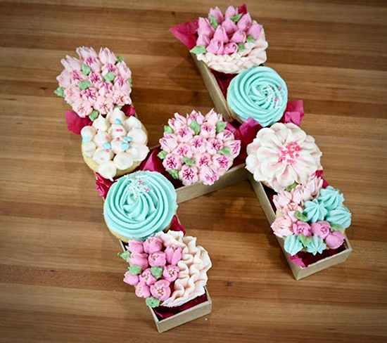 ایده‌هایی برای طرز تهیه کیک تولد با کاپ کیک