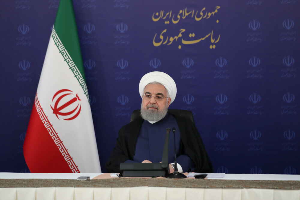 سخنرانی روحانی در افتتاح طرح‌های وزارت کار و میراث فرهنگی آغاز شد